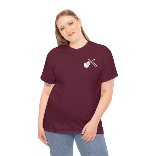 Steel Woodworks Heavy Cotton Tee - Maroon - Image 4