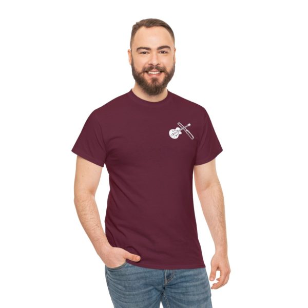 Steel Woodworks Heavy Cotton Tee - Maroon - Image 5
