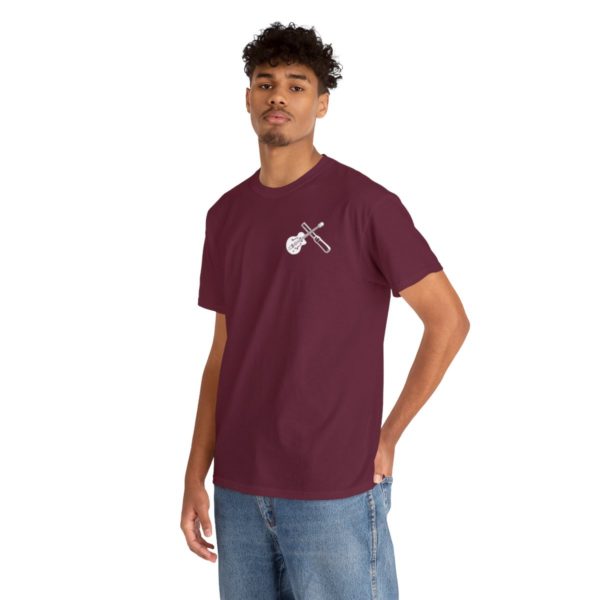 Steel Woodworks Heavy Cotton Tee - Maroon - Image 6