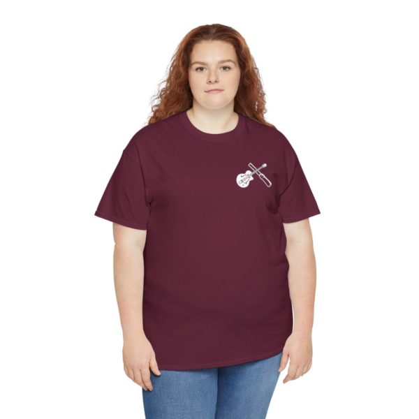 Steel Woodworks Heavy Cotton Tee - Maroon - Image 7