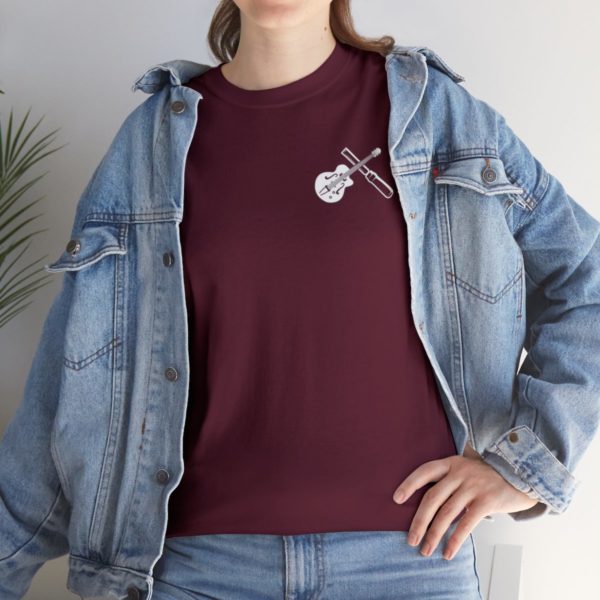 Steel Woodworks Heavy Cotton Tee - Maroon - Image 9