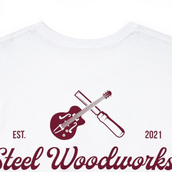 Steel Woodworks Unisex Heavy Cotton Tee - White - Image 12