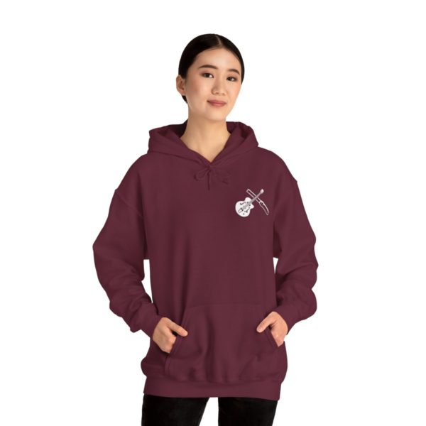 Steel Woodworks Hoodie - Maroon - Image 6