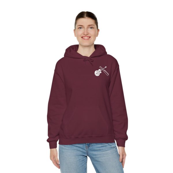 Steel Woodworks Hoodie - Maroon - Image 8