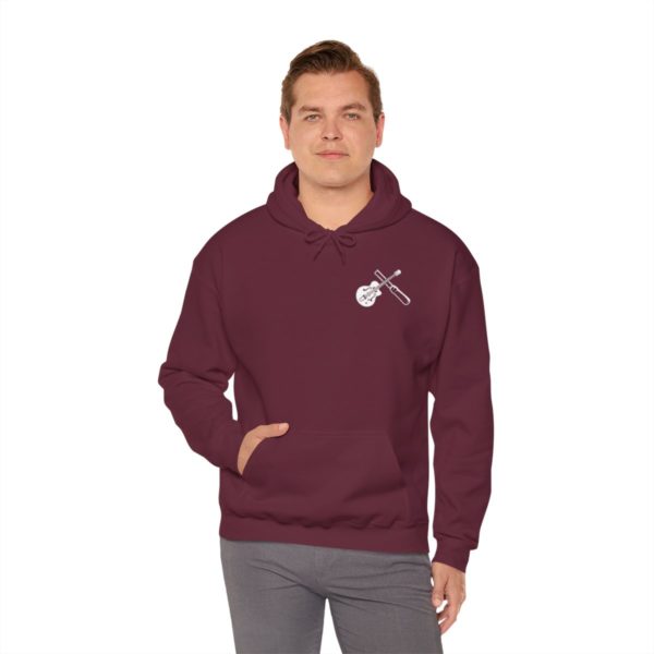 Steel Woodworks Hoodie - Maroon - Image 9