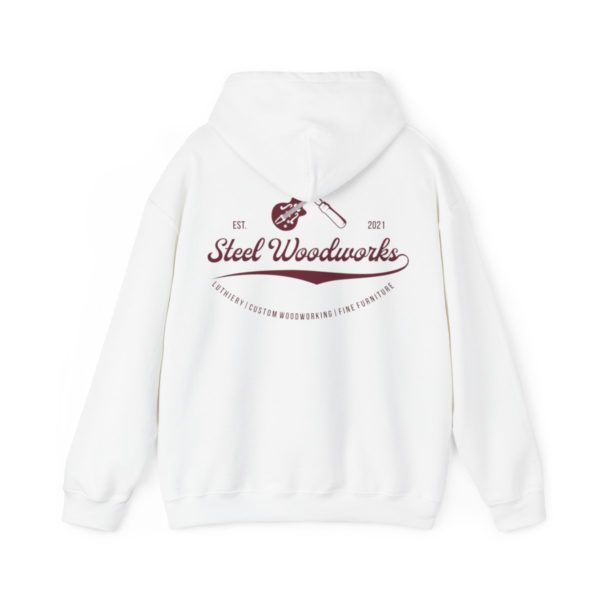 Steel Woodworks Hoodie - White - Image 2