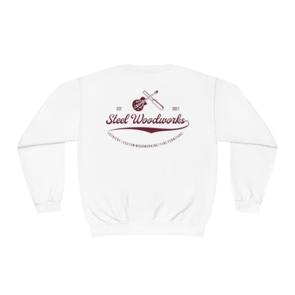 Steel Woodworks Crewneck Sweatshirt - White - Image 2